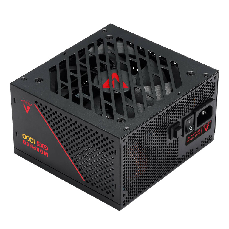 Thumbnail-ABYSM Morpheo GX5 1000W fonte de alimentação 20+4 pin ATX ATX Preto, Vermelho