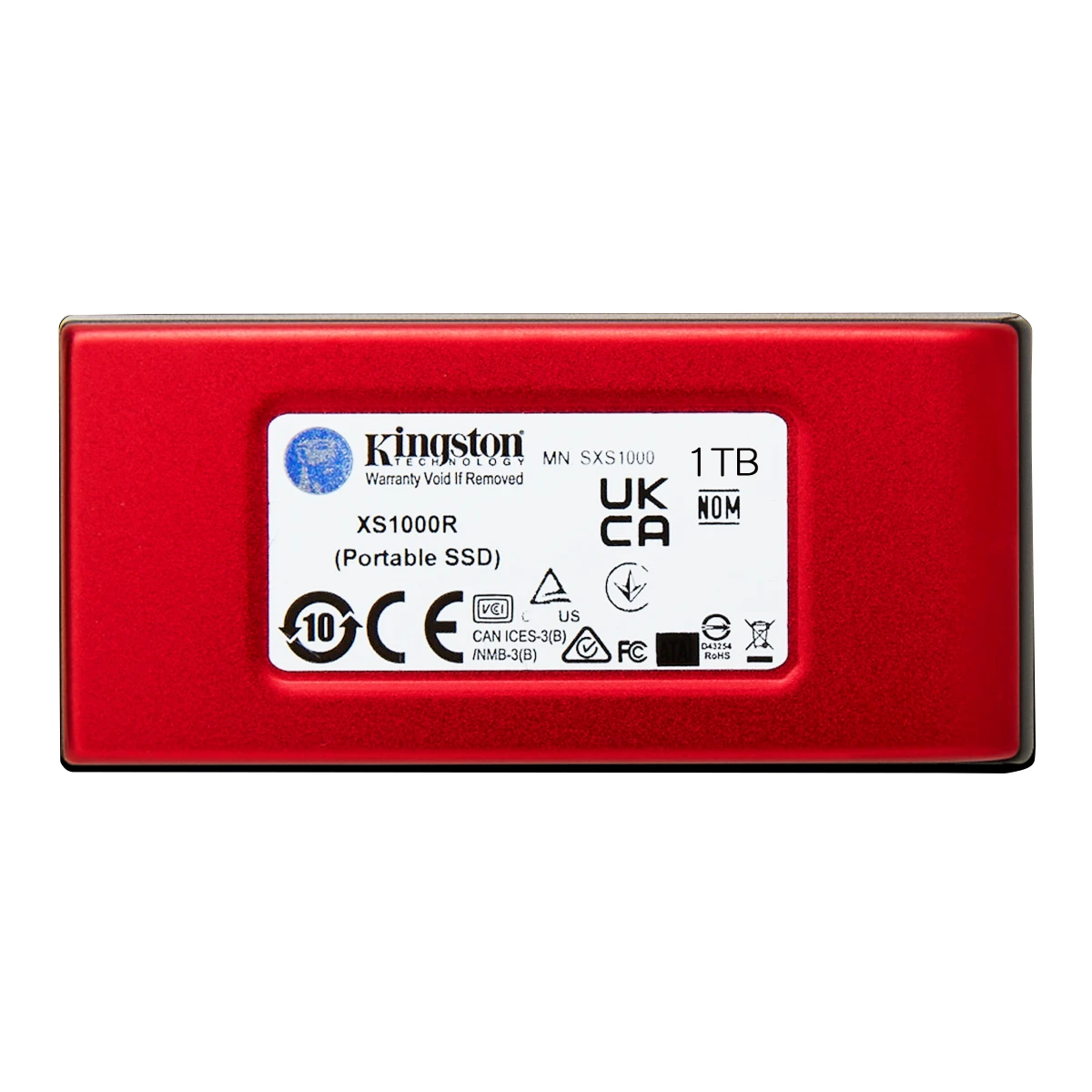 Galery – Kingston Technology XS1000 Red 1 TB USB Type-C 3.2 Gen 2 (3.1 Gen 2) Vermelho0