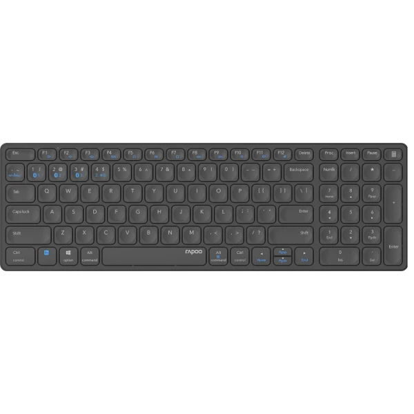 Thumbnail-Teclado RAPOO E9700M Multi-mode Wireless, Preto 215926