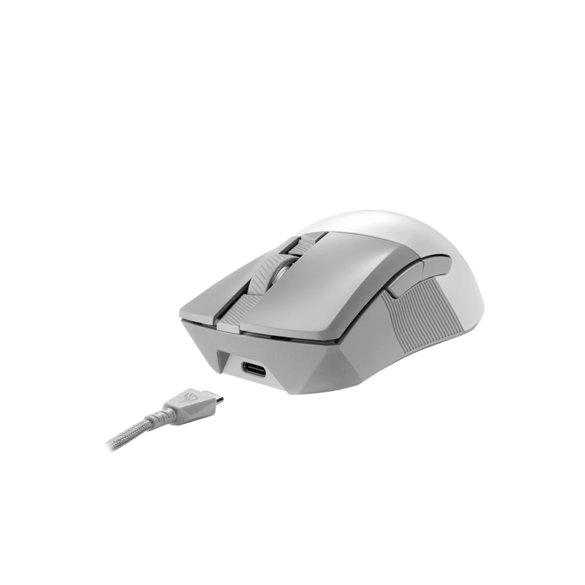 Galery – ASUS ROG Gladius III Wireless Aimpoint White rato Jogos Mão direita RF Wireless + Bluetooth + USB Type-A Ótico 36000 DPI0
