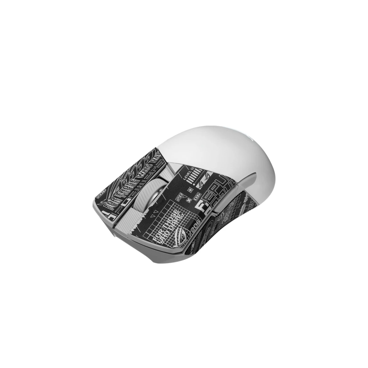 Galery – ASUS ROG Gladius III Wireless Aimpoint White rato Jogos Mão direita RF Wireless + Bluetooth + USB Type-A Ótico 36000 DPI0