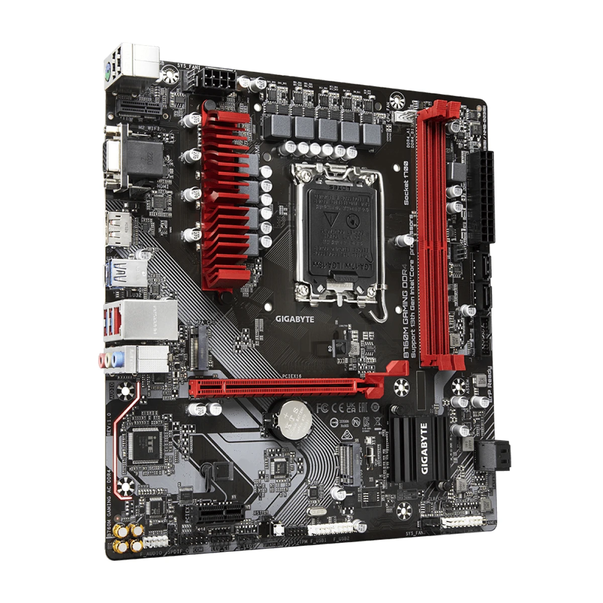 Galery – GIGABYTE B760M GAMING DDR4 motherboard Intel B760 Express LGA 1700 micro ATX0