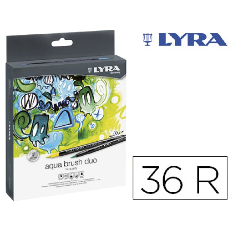 Thumbnail-Marcador lyra aqua brush duo caixa de 36 cores