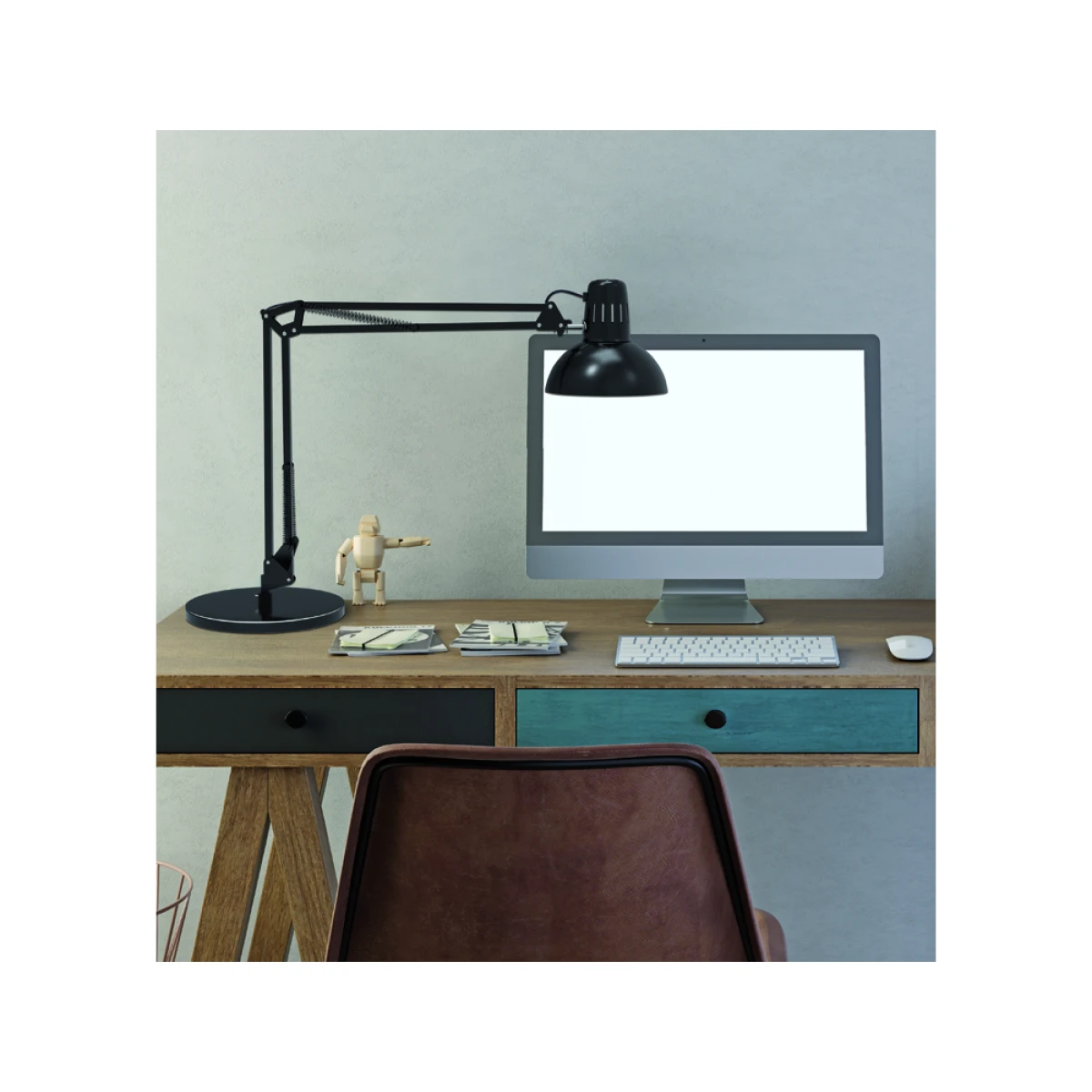 Galery – Candeeiro de escritorio maul study com base cor preto 490x350x230 mm0