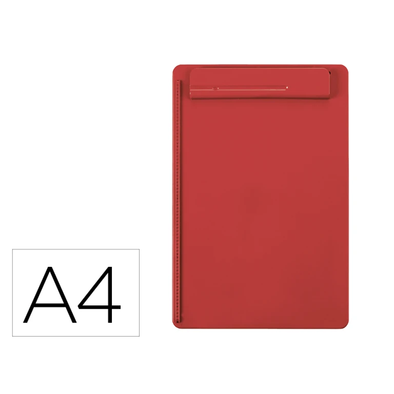 Thumbnail-Porta notas maul go din a4 plastico reciclado com pinca cor vermelho
