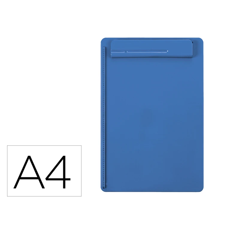 Thumbnail-Porta notas maul go din a4 plastico reciclado com pinca cor azul