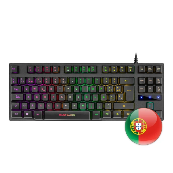 Thumbnail-Teclado MARSGAMING Compact TKL H-MEC, Portugues – MKTKLPT