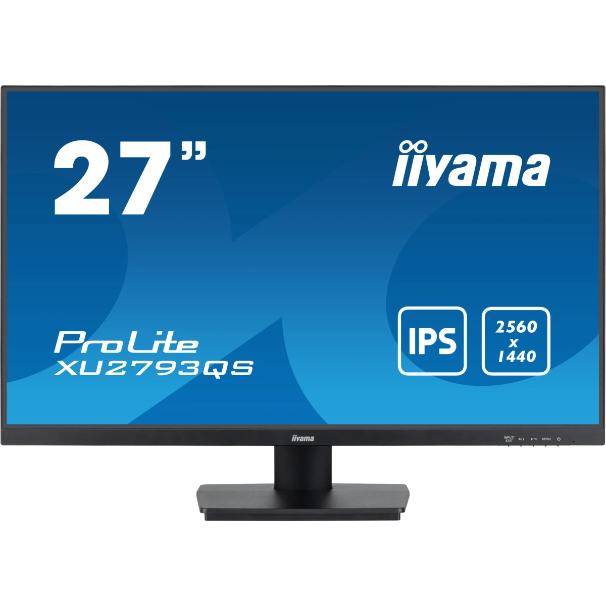 Thumbnail-iiyama ProLite XU2793QS-B6 monitor de ecrã 68,6 cm (27″) 2560 x 1440 pixels 2K Ultra HD LED Preto