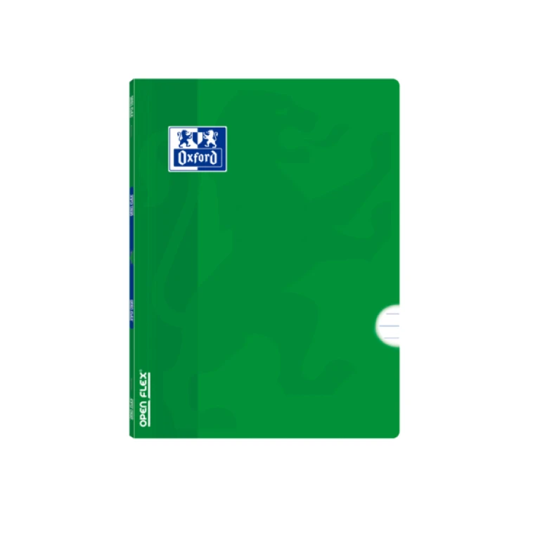 Thumbnail-Caderno Grampeado Oxford School Classic Openflex A5+ – Capa Plástica Resistente – 1 Linha com Margem – 48 Folhas – Cor Verde