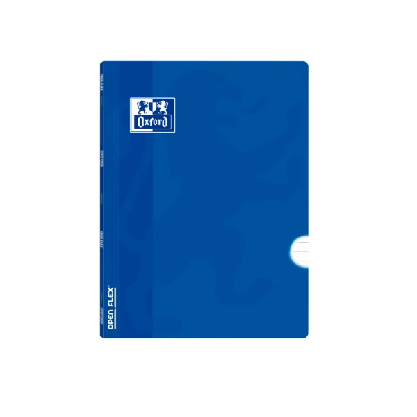 Thumbnail-Caderno grampeado Oxford School Classic Openflex A5+ – Capa plástica resistente – 1 linha com margem – 48 folhas de papel de alta qualidade – Cor Azul