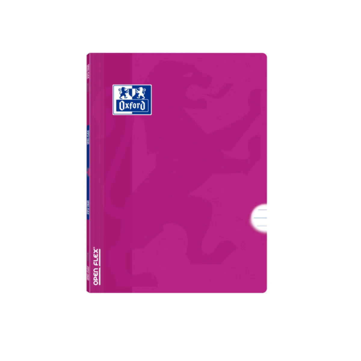 Thumbnail-Caderno grampeado Oxford School Classic Openflex A5+ – Capa plástica resistente – 1 linha com margem – 48 folhas de papel roxo – Ideal para escola