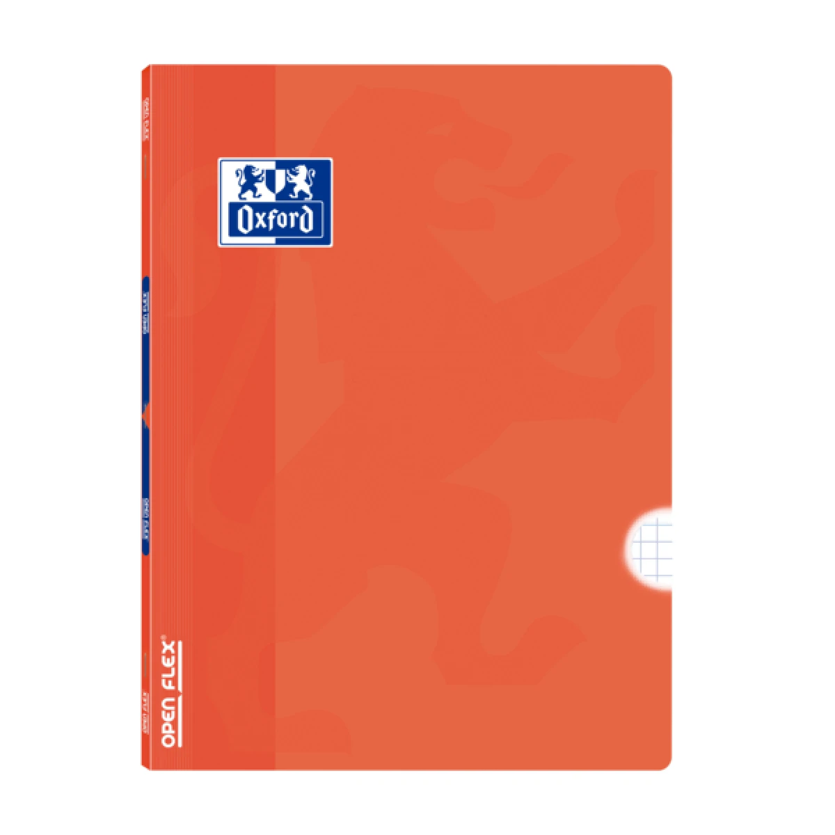 Thumbnail-Oxford School Classic Openflex A4 – Capa plástica resistente – Caderno grampeado 4×4 com margem – 48 folhas de papel de alta qualidade – cor laranja