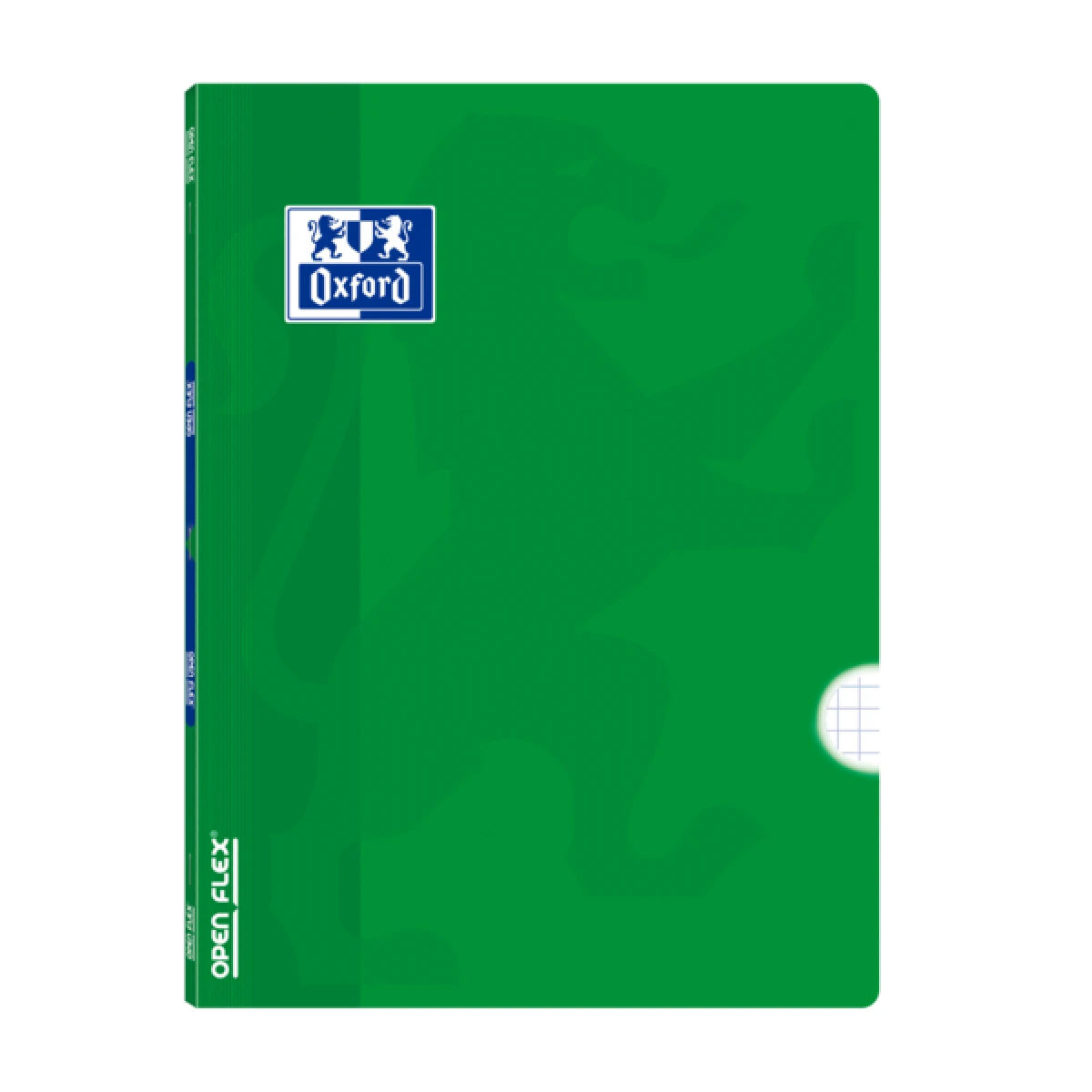 Thumbnail-Oxford School Classic Openflex A4 – Capa plástica resistente – Caderno grampeado 4×4 com margem – 48 folhas de papel de alta qualidade – Cor Verde