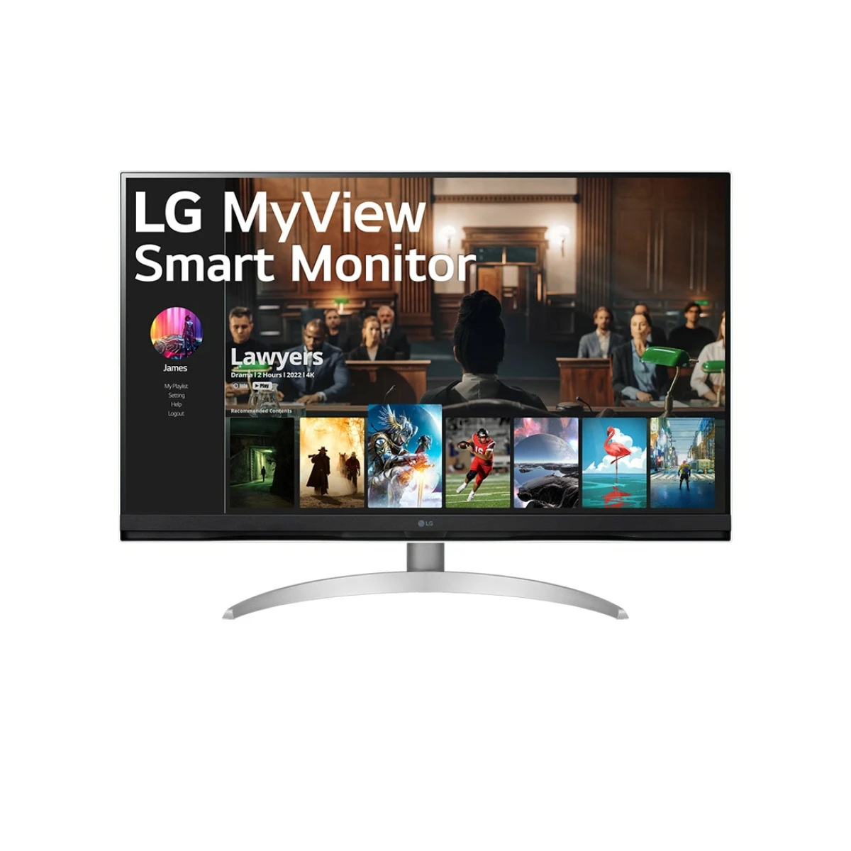 Thumbnail-LG 32SQ700S-W LED display 81,3 cm (32″) 3480 x 2160 pixels 4K Ultra HD LCD Branco