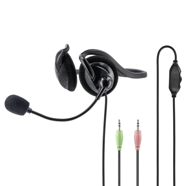 Thumbnail-Headset HAMA NHS-P100 PC Office with Neckband, Stereo, preto