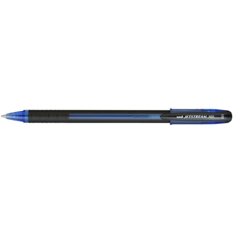 Thumbnail-Caneta de tinta Uni-ball JetStream SX-101-10 – Esferográfica 1mm – Secagem instantânea – Ideal para canhotos – Cor azul