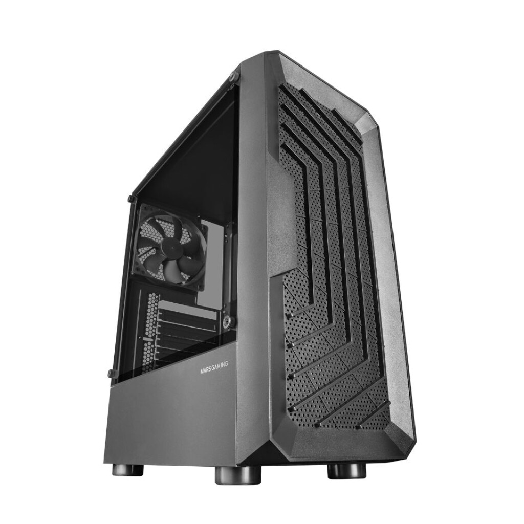 Thumbnail-Caixa MARS GAMING MC-2000, ATX CASE, SIDE WINDOW, FRONTAL MESH, 120MM FAN, BLACK