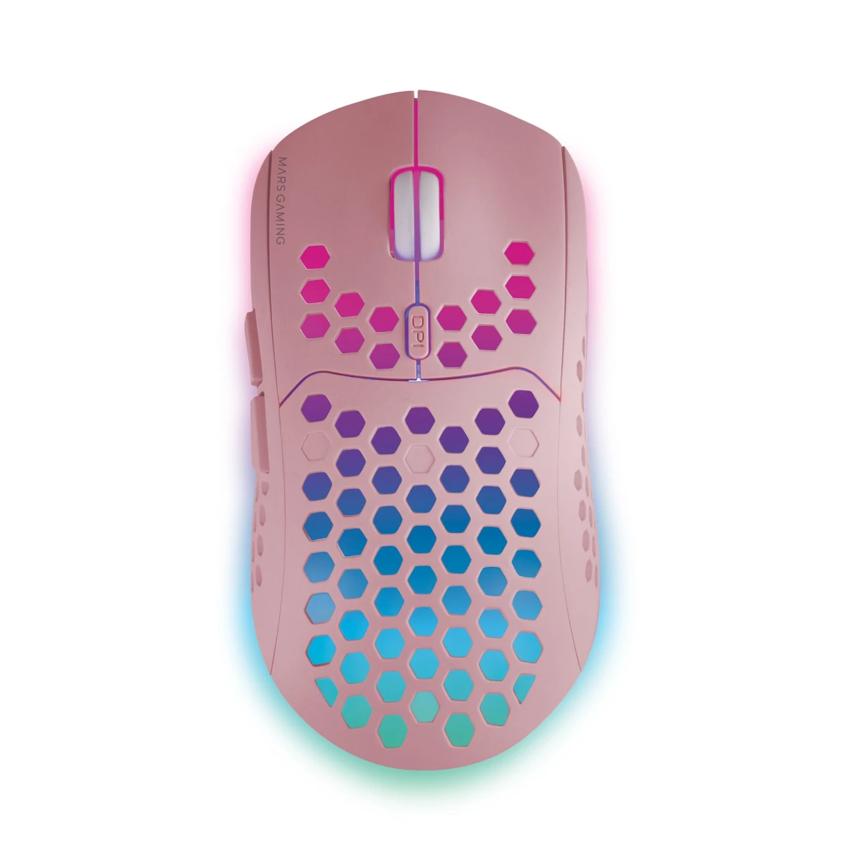 Thumbnail-Rato MARS GAMING MMW3 WIRELESS MOUSE, 79G ULTRA-LIGH, RECHARGEABLE BATTERY, PINK