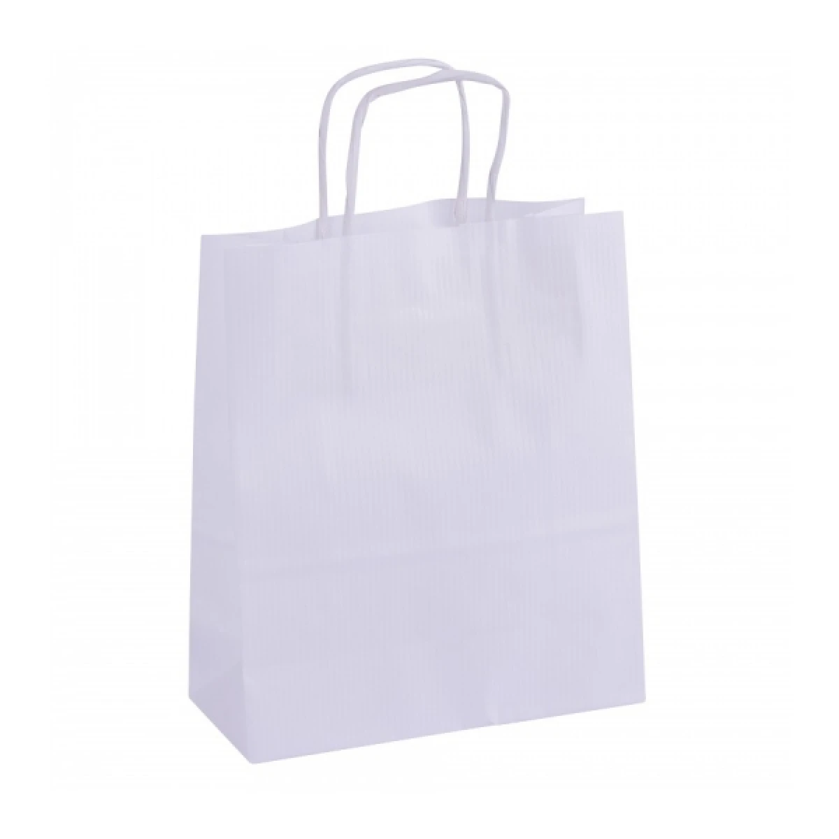 Thumbnail-Apli Pacote de 50 Sacos Kraft – Alta Resistência – Alças enroladas – Reutilizáveis e recicláveis – Cor Branco