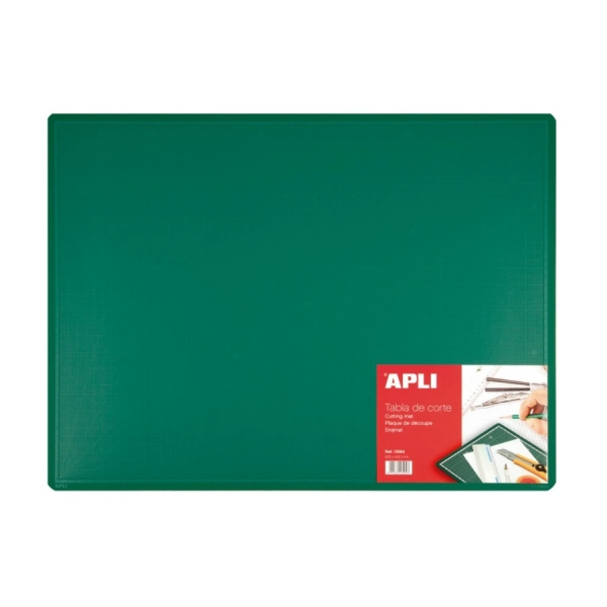 Thumbnail-Tábua de Corte Apli PVC A2 – Base Antiderrapante – Fórmula Autocurativa – Imprimir Quadrados e Ângulos – Ideal para Artesanato e Projetos – Cor Verde