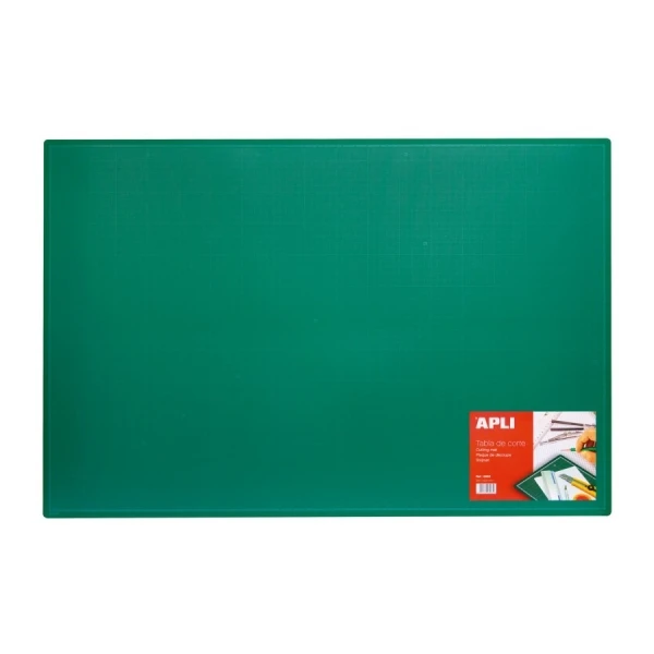 Thumbnail-Tábua de Corte Apli PVC A1 – Antiderrapante – Autocurativa – Quadrados e Cantos Impressos – Ideal para Artesanato e Escritório – Cor Verde