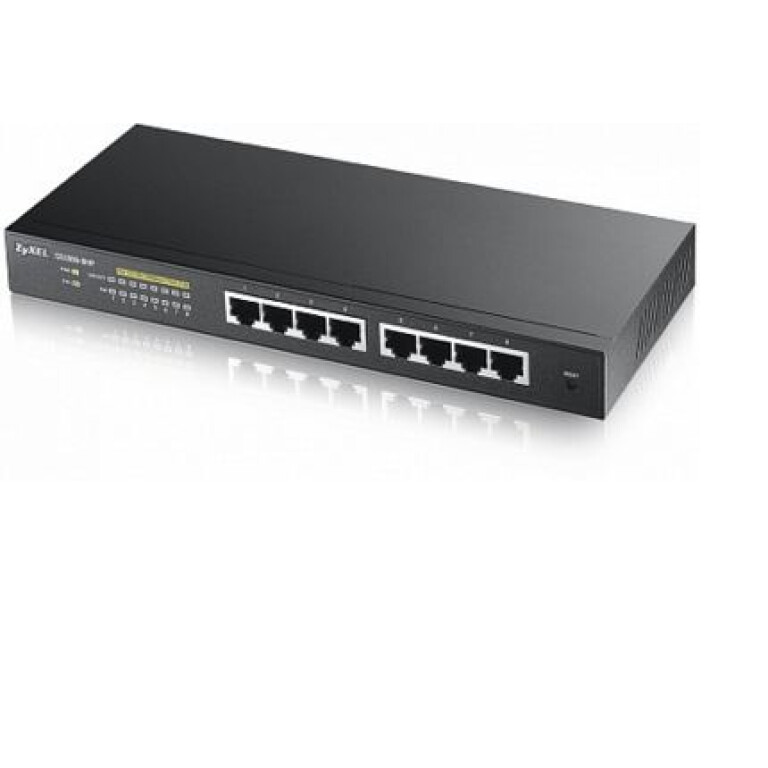 Thumbnail-Zyxel GS1900-8HP Gerido L2 Gigabit Ethernet (10/100/1000) Power over Ethernet (PoE) Preto