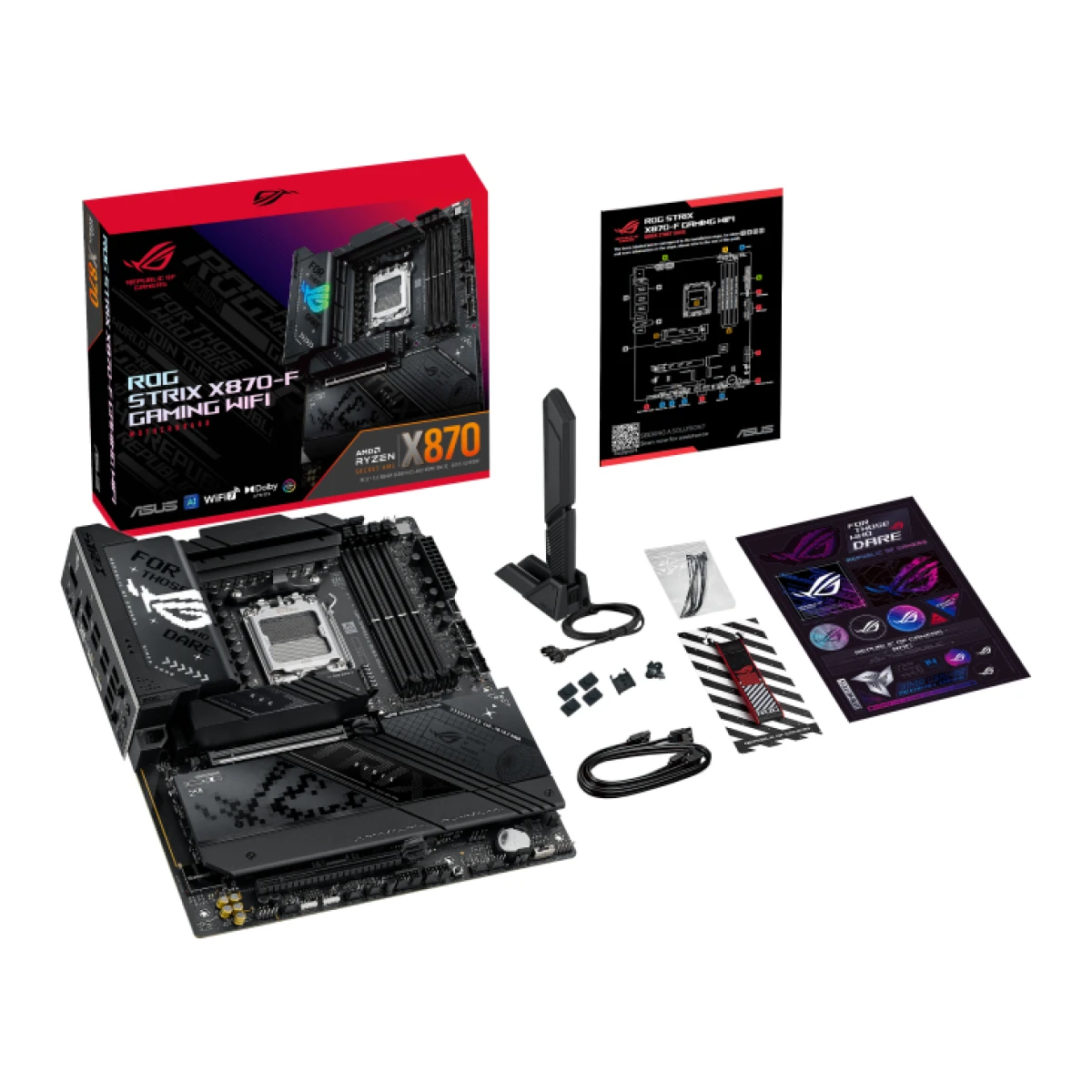 Galery – ASUS ROG STRIX X870-F GAMING WIFI AMD X870 Ranhura AM5 ATX0