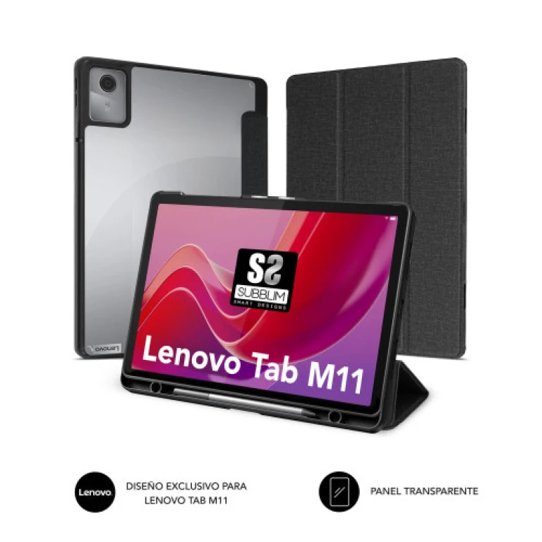 Thumbnail-CASO DE CHOQUE SUBBLIM TRANSPARENTE LENOVO TAB M11