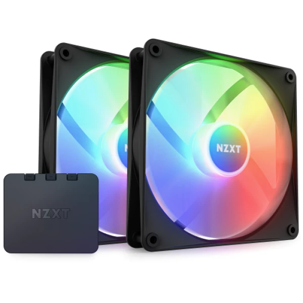 Thumbnail-NZXT F140 RGB Core Gabinete de computador Ventilador 14 cm Preto 2 peça(s)