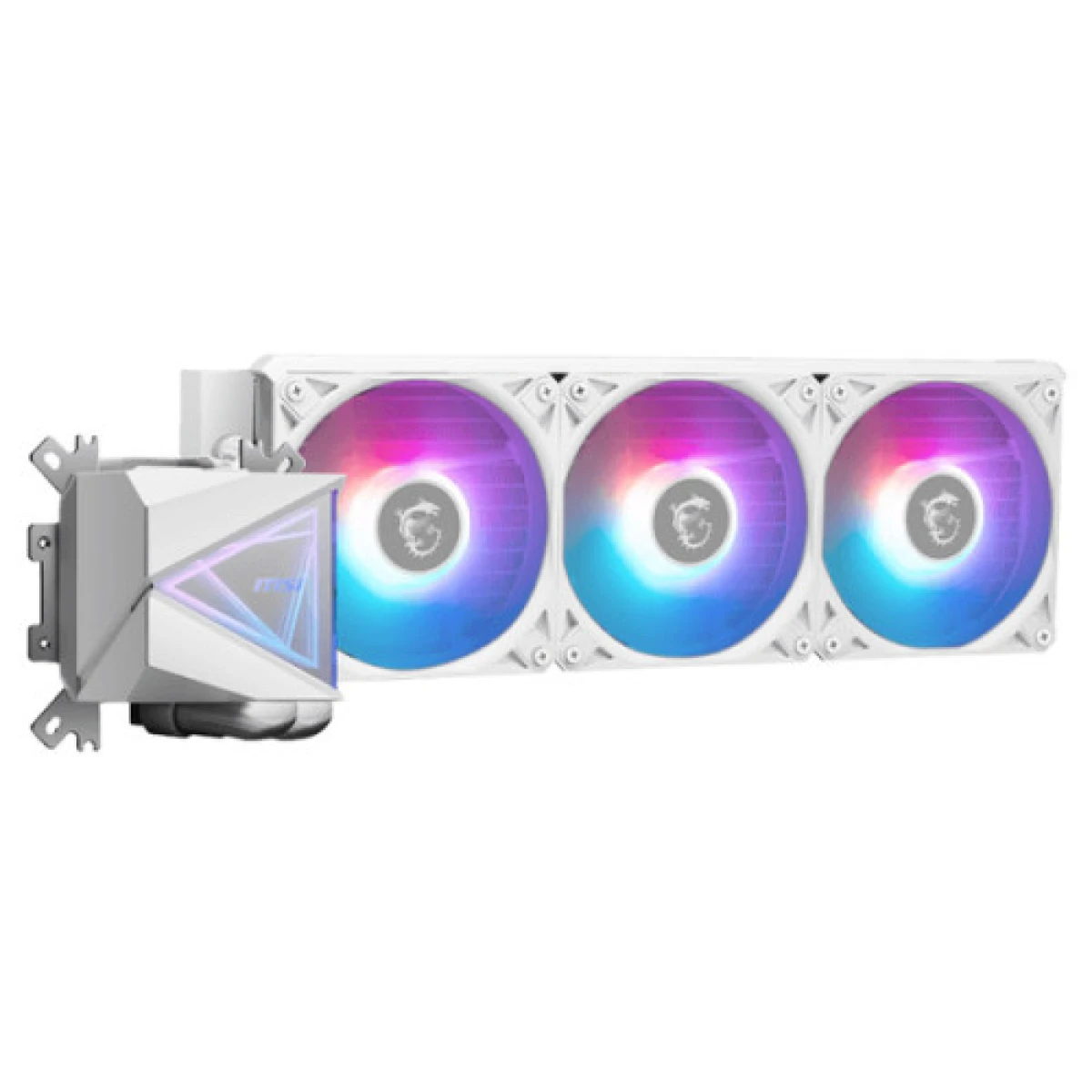 Thumbnail-SISTEMA DE REFRIGERAÇÃO LÍQUIDA MSI PARA CPU MAG CORELIQUID I360 BRANCO, INTEL/AMD, RADIADOR 360mm, FAN4PIN, 20dBA, ARGB (3 VENTILADORES) (BRANCO)