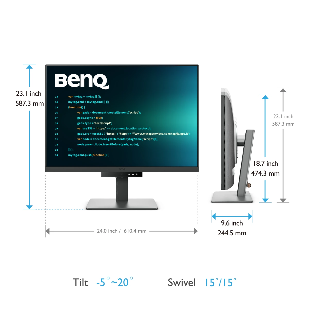 Galery – BenQ RD280U monitor de ecrã 71,6 cm (28.2″) 3840 x 2560 pixels 4K Ultra HD Preto0