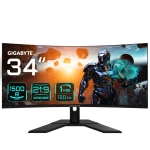 Thumbnail-GIGABYTE GS34WQC monitor de ecrã 86,4 cm (34″) 3440 x 1440 pixels Wide Quad HD LCD Preto