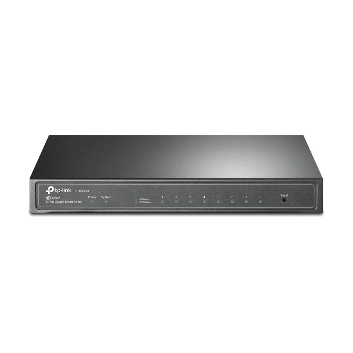 Thumbnail-TP-Link T1500G-8T(TL-SG2008) Gerido L2 Gigabit Ethernet (10/100/1000) Power over Ethernet (PoE) Preto