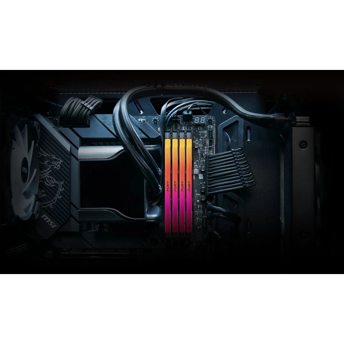 Galery – Kingston Technology FURY Renegade RGB módulo de memória 16 GB 1 x 16 GB DDR50