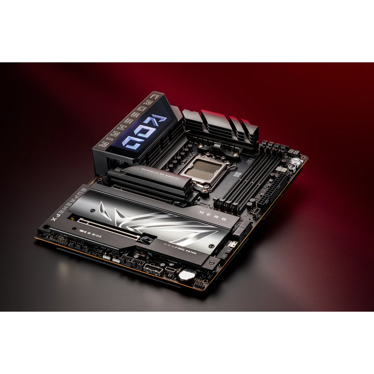 Galery – ASUS ROG CROSSHAIR X870E HERO AMD X870E Ranhura AM5 ATX0