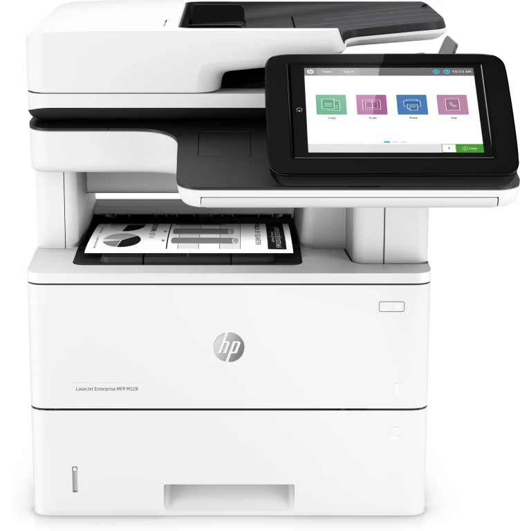 Thumbnail-HP LaserJet Enterprise Multifunções M528dn, Black and white, Impressora para Impressão, cópia, digitalização e fax opcional, Impressão através de porta USB frontal; Digitalizar para e-mail; Impressão frente e verso; Digitalização frente e verso