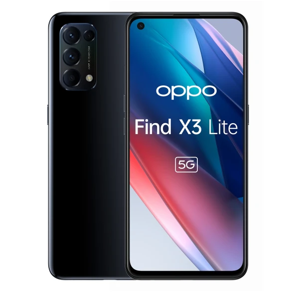 Thumbnail-OPPO Find X3 Lite 16,3 cm (6.43″) Dual SIM ColorOS 11.1 5G USB Type-C 8 GB 128 GB 4300 mAh Preto