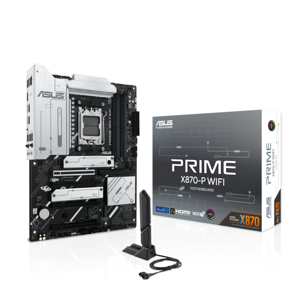 Galery – ASUS Prime X870-P WIFI AMD X870 Ranhura AM5 ATX0