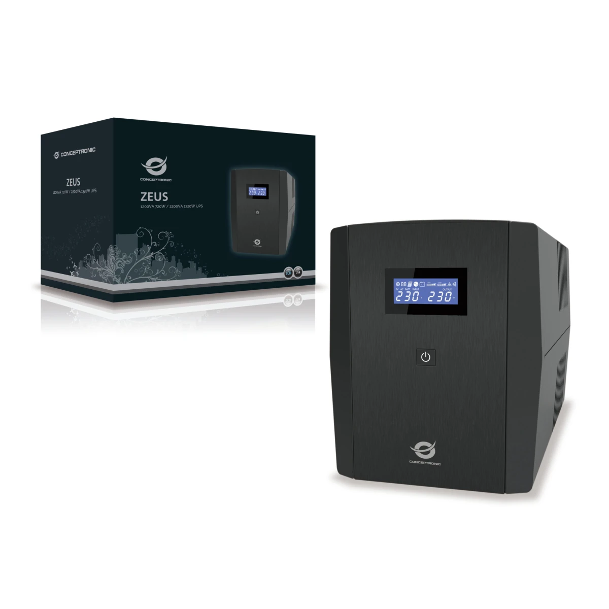 Galery – Conceptronic ZEUS04EM UPS Linha interativa 2,2 kVA 1320 W 5 tomada(s) CA0