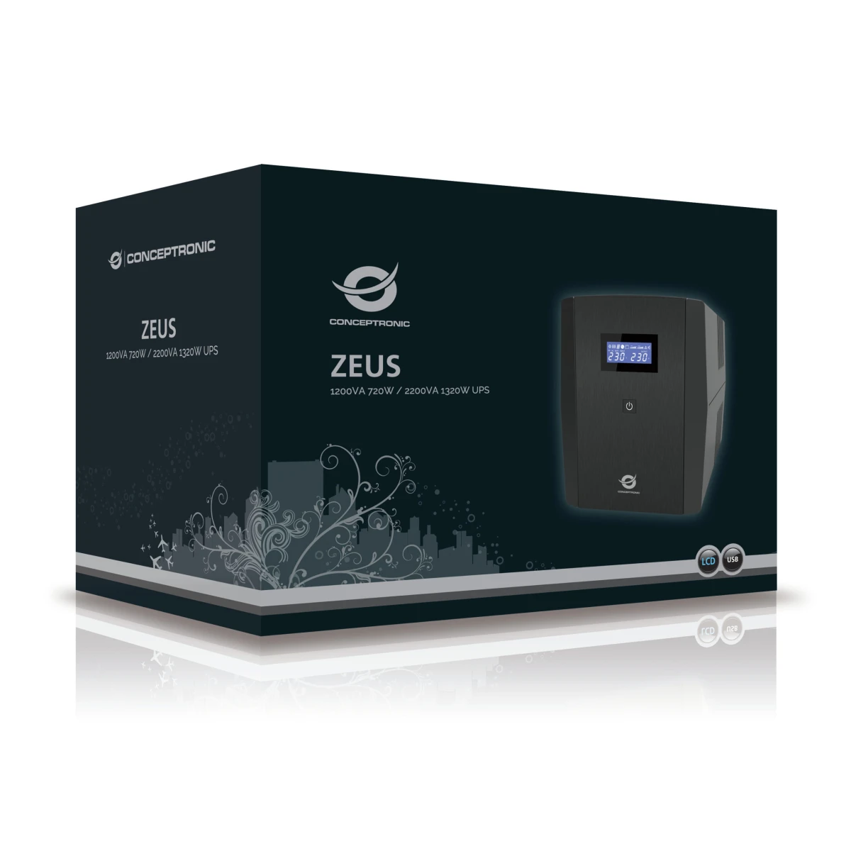 Galery – Conceptronic ZEUS04EM UPS Linha interativa 2,2 kVA 1320 W 5 tomada(s) CA0