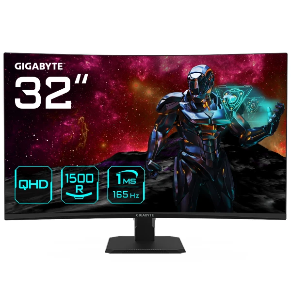 Thumbnail-GIGABYTE GS32QC monitor de ecrã 80 cm (31.5″) 2560 x 1440 pixels Quad HD LCD Preto