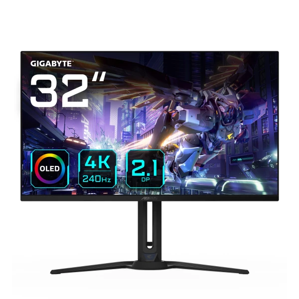 Thumbnail-GIGABYTE FO32U2P monitor de ecrã 80 cm (31.5″) 3840 x 2160 pixels 4K Ultra HD OLED Preto