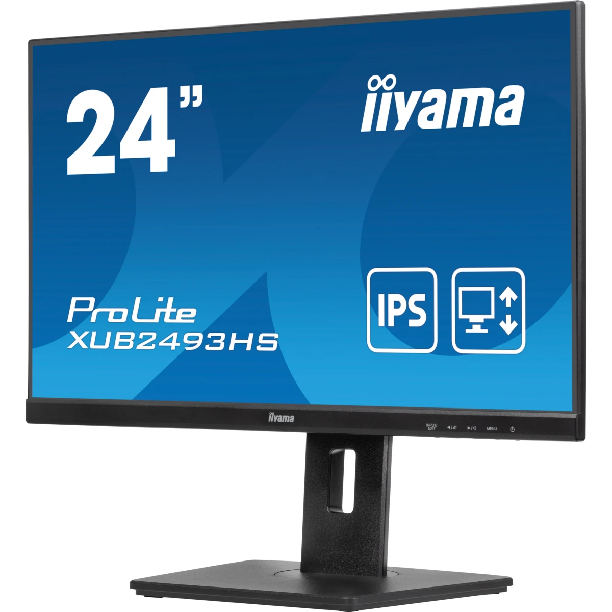 Thumbnail-iiyama ProLite XUB2493HS-B6 monitor de ecrã 60,5 cm (23.8″) 1920 x 1080 pixels Full HD LED Preto