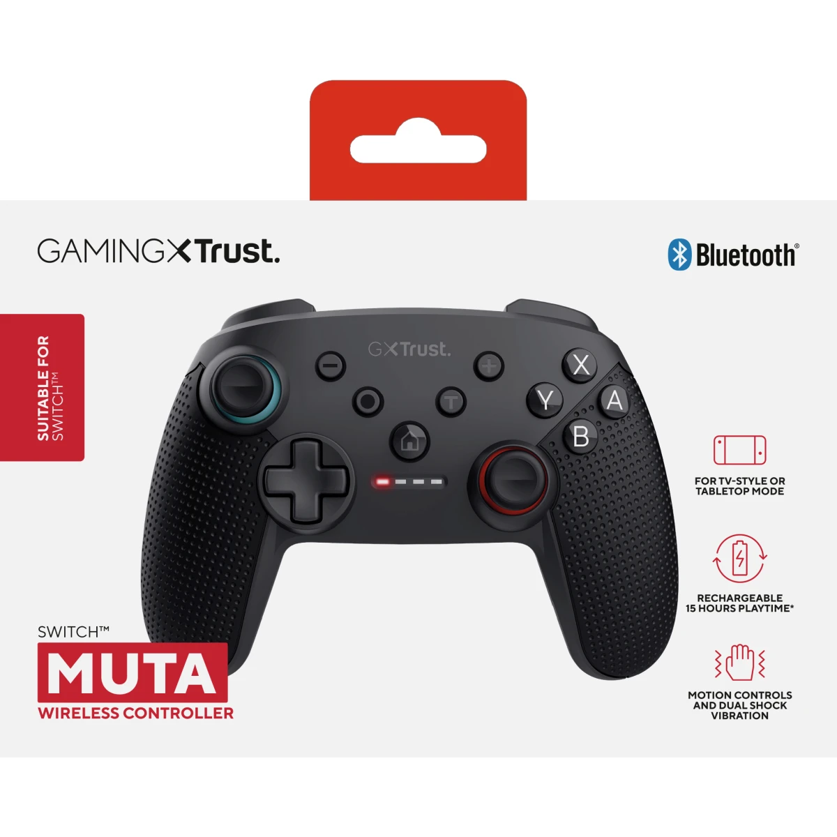 Galery – Trust GXT 1246 MUTA Preto Bluetooth Gamepad Nintendo Switch, Nintendo Switch Lite0