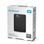 Galery – Disco rígido externo portátil Western Digital WD Elements 1500 GB preto0