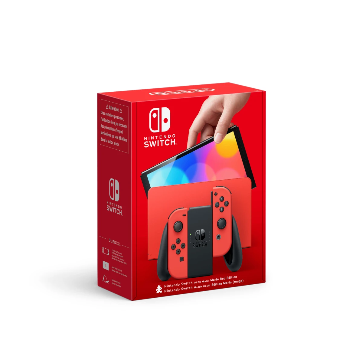 Thumbnail-Nintendo Switch – OLED Model – Mario Red Edition consola de jogos portáteis 17,8 cm (7″) 64 GB Ecrã táctil Wi-Fi Vermelho