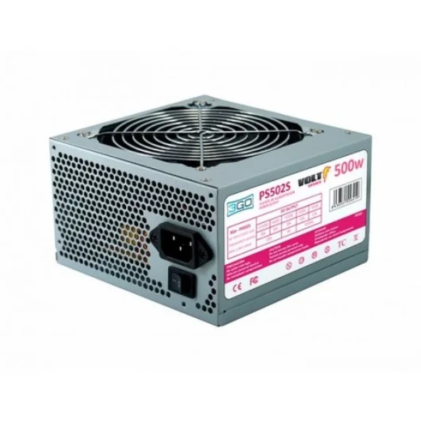 Thumbnail-Fonte de Alimentação Série 3GO Volt 500W ATX – Ventilador 120mm