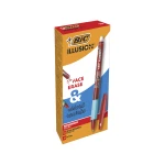 Galery – Esferografica bic gelocity illusion apagavel vermelho ponta de 0,7 mm0