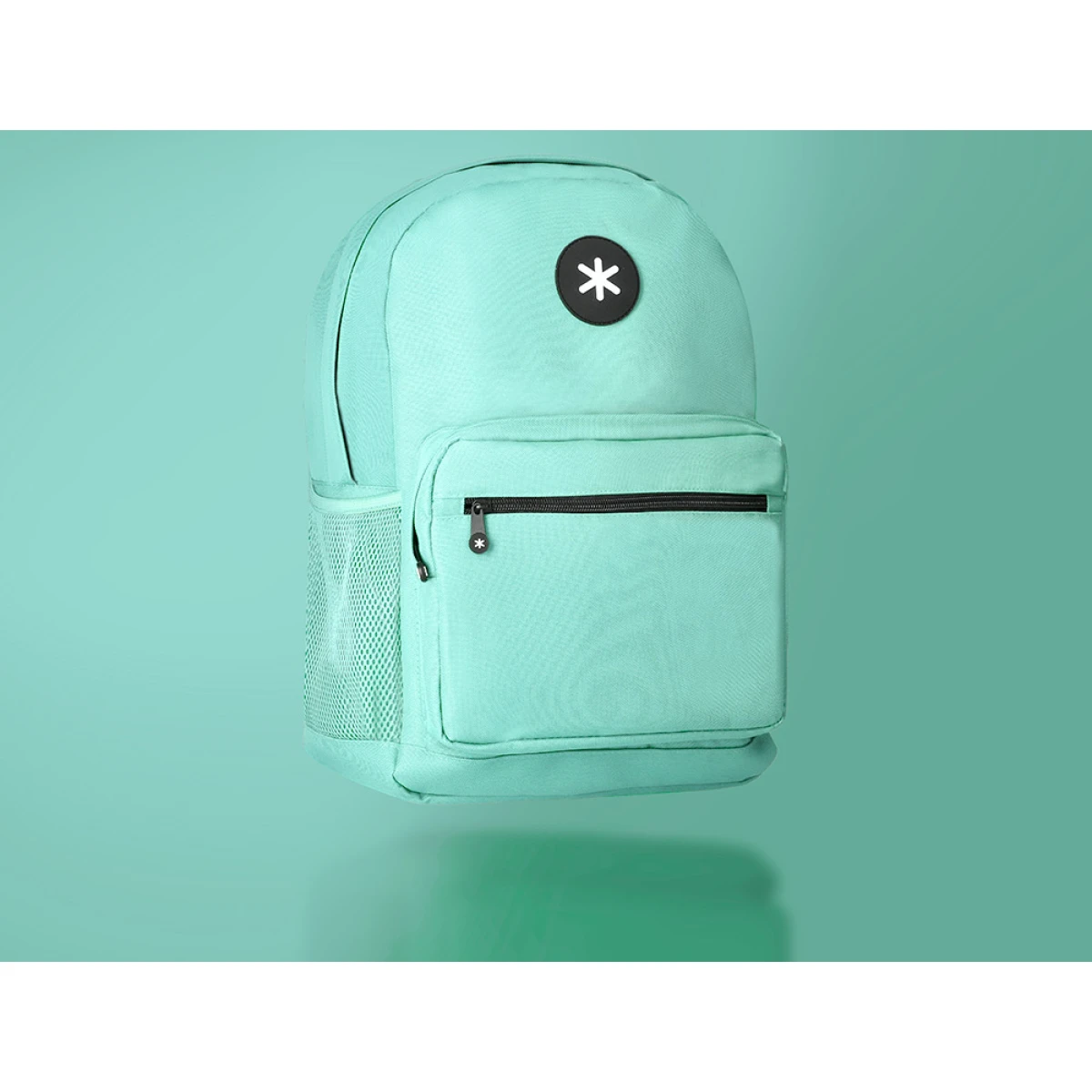 Galery – Mochila para portatil 15,6/’ antartik com pega e bolso frontal com fecho cor verde menta 320x140x430 mm0