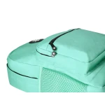 Galery – Mochila para portatil 15,6/’ antartik com pega e bolso frontal com fecho cor verde menta 320x140x430 mm0